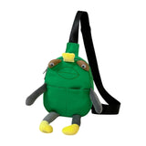 Calandis? Frog Crossbody Bag Creative Casual Zipper Closure Animal Shaped Shoulder Bag Green | Womens Handbags & Bags | Clothing