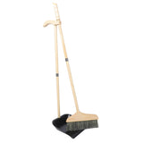 Mobestech Broom and Dustpan Set Long Handle Household Brooms and Dustpans Sets for Home Indoor Outdoor Cleaning Office Garage Lo