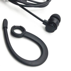 LINHUIPAD Single Side Earphone in-Ear Stereo to Mono Earbuds,3.5mm Plug Ear Hook Earpiece,Compatible Android Smartphones MP3 Pla