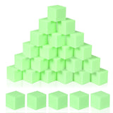COZYTRAUM 48-Pack 5 Inch Foam Cubes, Soft Play Pit Fillers for Indoor Games, Trampoline & Rock Climbing Mats - Light Green