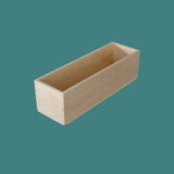 Enakshi Rectangular Silicone Mould Wooden Box Silicone Soap Loaf Mould for DIY Craft Violet