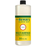 MRS. MEYERS CLEAN DAY MultiSurface Cleaner Concentrate, Use to Clean Floors, Tile, Counters, Honeysuckle, 32 fl. oz