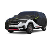 KouKou Waterproof SUV Car Cover Suitable for Kia Seltos from 2019 to 2025, 7 Layers Windproof All Weather Waterproof Outdoor Cov