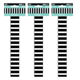 Core D cor Bold Stripes EZ Border, 48 Feet Per Pack, 3 Packs