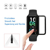 MIHENCE [ 3PCS ] Compatible with Amazfit Band 7 Screen Protector, 3D Full Screen Coverage Curved Edge PAMA Protective Film for F