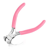 LEONTOOL 4-Inch End Cutting Pliers - Mini Jewelry Pliers Wire Cutter for Jewelry Making - End Snips Nail Puller
