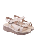 Shoetopia Comfortable Cream Doctor Sole Heels For Women & Girls,Cream,9,B0FF3FKX5X