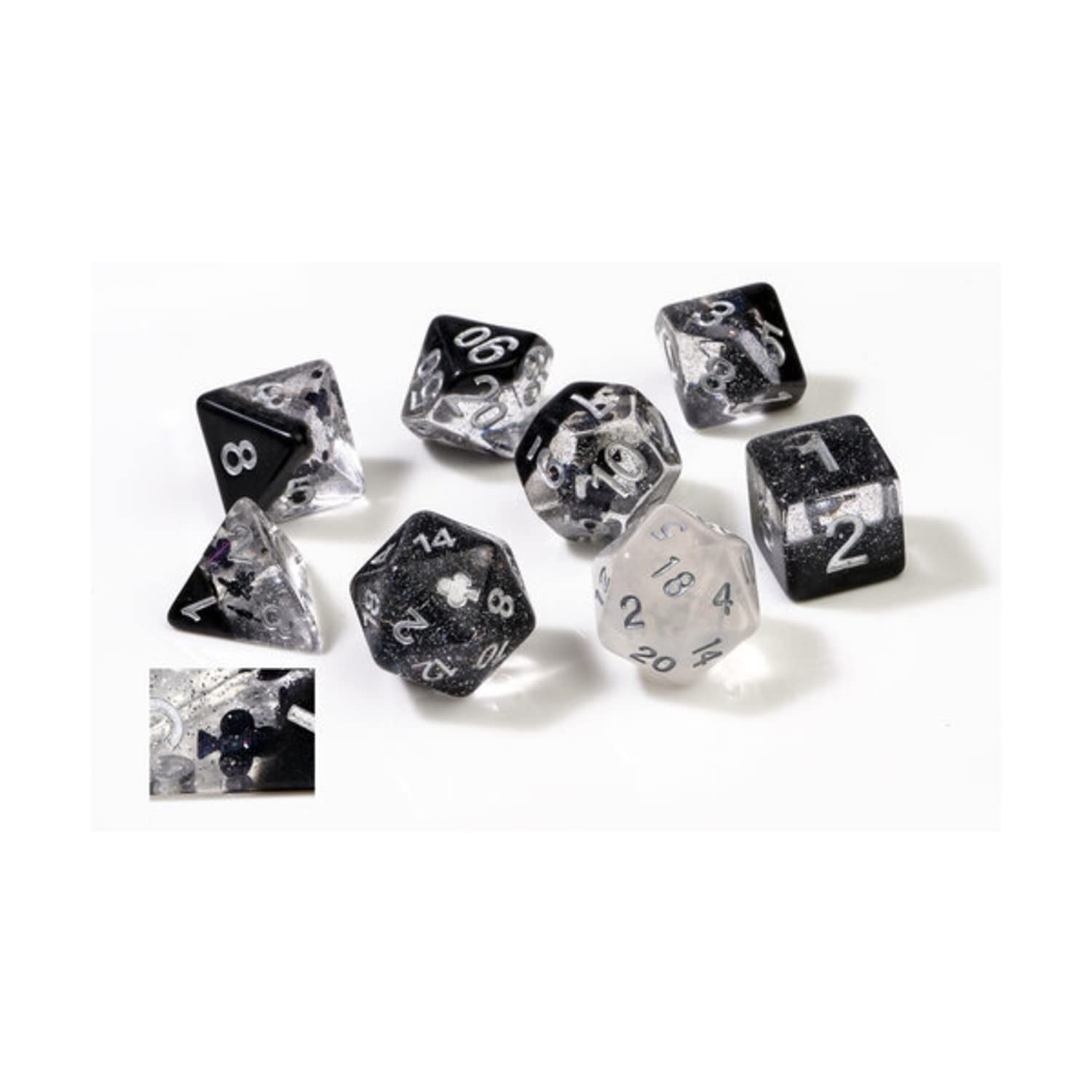 Sirius Dice Sdz000504 Clubs Dices Cards Collection - Set Of 7