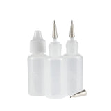 Creative Mark Precision Tip Applicator Bottle Flo Line Squeeze Bottle with Stainless Steel Tips, for Artist Paint, Fluid Media