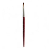 LFM Royal Super Deluxe Professional Artist Paint Brush, Burgundy Handle, Fine Tip, for Detailed Art Work Size :(0 Number)(Pack