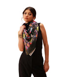 Amazon Brand Anarva Abstract Printed Silk Scarf
