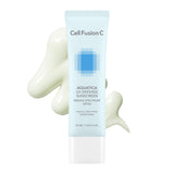 Cell Fusion C Aquatica UV Defense Face Sunscreen SPF 50, No White Cast, Hydrating SPF Moisturizer with PDRN, 50ml / 1.69 fl.oz