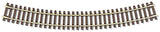 Atlas Code 83 Nickel Silver 18 Radius Snap Track (6/Bx) HO Scale Trains