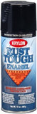 Krylon Gloss Black Rust Tough Enamel Aerosol 9202 [Set of 6]