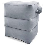 Optifit Flight Pillow For Sleeping, SelfInflating Footrest, Grey