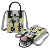 Gyanvi Crossbody Mobile Sling Bag For Women, Stylish Phone Pouch With Strap & Silicone Handle, Mobile Purse For Keys, Coins & Co