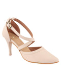 Shoetopia Women'S Block Heel Sandal/Cream /Eu40 / Uk7,Cream,7,B0BSC9QRY4