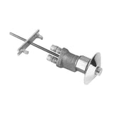 Sloan HY-100-A Hydraulic Push Button Assembly, Spring-Loaded Metal Button Panel Mount - For Use with Sloan Hydraulic Flushometer