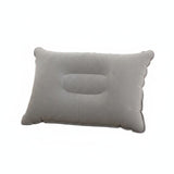 Merishopp Lightweight Flocked Air Pillow Multifunctional Inflatable Travel Pillow Portable Rest Cushion For Travelers, Campers, 