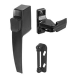 PrimeLine K 5007 Screen and Storm Door Push Button Latch Set w/ Night Lock Replace Old or Damaged Screen/Storm Door Handles Q