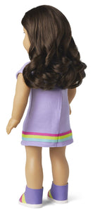 American Girl Truly Me 18-Inch Doll Show Your Sporty Side Outfit With Printed T-Shirt Dress And Sneakers, For Ages 6+