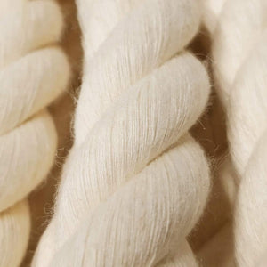 1/2 Inch x 100 Feet Natural Twisted Cotton Rope Strong Thick Soft Rope for Sports, Decor Crafts, Macrame,Camping, Wedding Ropes