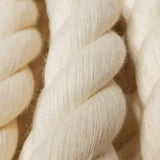 1/2 Inch x 100 Feet Natural Twisted Cotton Rope Strong Thick Soft Rope for Sports, Decor Crafts, Macrame,Camping, Wedding Ropes