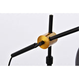Living District Modern Home Decorative Forrester 1 Light Black Table Lamp