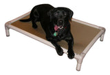 Kuranda Chewproof Bed - Almond PVC - 44 x 27 - Sunsure Textilene - Birch