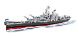 Cobi Historical Collection World War Ii Battleship Missouri (Bb-63),2655 Pieces