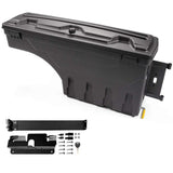 G-PLUS New Lockable Storage Box Case Compatible with Chevy Silverado GMC Sierra 1500 2500 3500 2007-2018 Truck Bed Toolbox Rear 