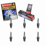 6 New DENSO Iridium Spark Plugs IK27# 5312