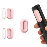 WALLFID Silicone Magnetic Remote Control Holder,2 Pack - Curved Remote Compatible Wall Mount Organizer,Embedded Slot Design for 