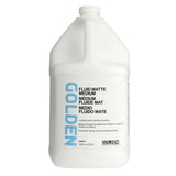 Fluid Matte Medium by GOLDEN, 128 fl. oz. Jug, Professional Acrylic Medium, SemiTransparent