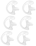 Commountain Soft Earmold for Walkie Talkie Acoustic Tube Earpiece, Silicone Ear Buds Compatible for Motorola Kenwood Baofeng Coi