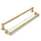 khtumeware 2 Pack 12 inch(305mm) Hole Center Brushed Gold Cabinet Pulls Solid Heavy-Duty Matte Gold Kitchen Cabinet Hardware for