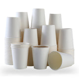 100 Park Disposable Hot Coffee Cups - Bulk 8 Oz Paper Cups, Disposable cups