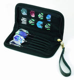 Casemaster Deluxe Nylon Dart Case For Steel And Soft Tip Darts, Holds 6 Darts And Features 8 Pockets For Accessories Like Flight