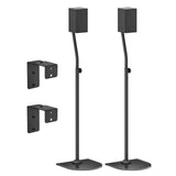 notiela Speaker Stand Pair for Samsung Stands and Wall Mount - 33 to 42 Height Adjust Floor Stand for Samsung Surround Sound R