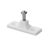 Whitecap 3415WP Nylon Side-Mount Deck Hinge - White, Pair