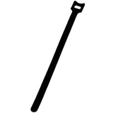 NavePoint 10 Inch Hook and Loop Reusable Strap Cable Cord Wire Ties 100 Pack Black