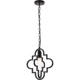 Living District Indoor Modern Home Decorative Bright Ceiling Sandara 1 Light Pendant In Black