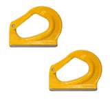 Mytee Products (2 Pack) 10 Ton Grade 80 Weld On Anchor Hook for Wrecker, Crane, Tractor, Rigging, Lifting 22000 lbs Working Lo