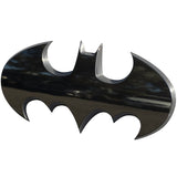 Fan Emblems Batman 3D Car Badge - 1989 Batwing Logo - Large (Black Chrome: 7.3 x 3.6 x 0.4 inches)