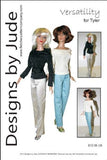 Versatility Printed Sewing Pattern for Tyler Dolls by Tonner Doll