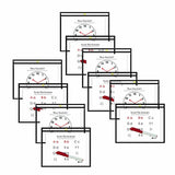 Reusable Dry Erase Pockets - Study Aid, Black, 12 x 9, Pack of 10