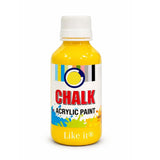 Like It Chalk Acrylic Paint Yellow Colors 120Ml Multi Surface Matte Finish Paint For Wood, Ceramic, Canvas, Diy Craft, Home De