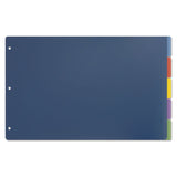 CRD84250 Cardinal TabloidSize Poly Index Divider