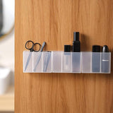JANC ENTERPRISE Adhesive wall mounted mini storage box Cosmetic Organizer Jewellery Makeup Small Object, Toothbrush Holder, Lips
