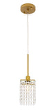 Living District Indoor Modern Home Decorative Bright Ceiling Taylor 1 Light Brass Pendant